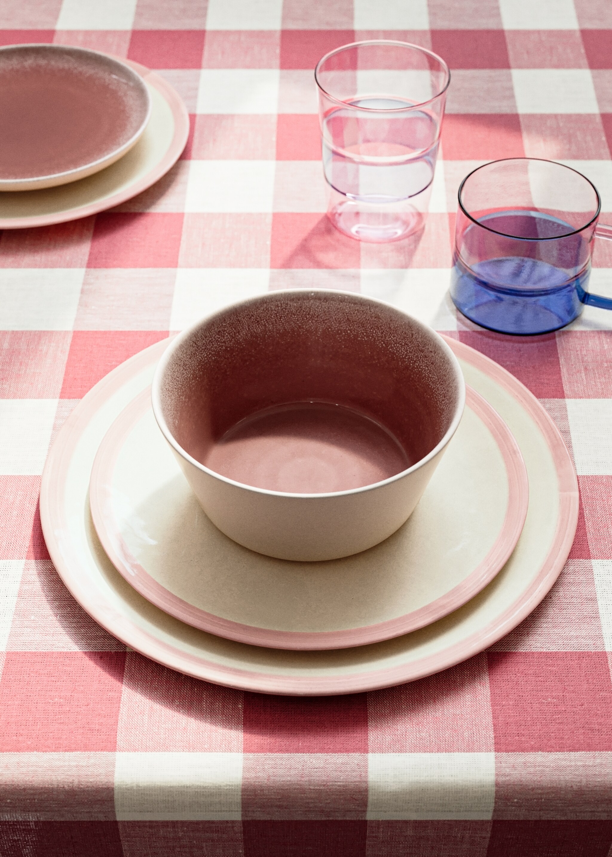 Bol gres color degradat - Pla general, Rosa pal. Ref: 27091312-00.