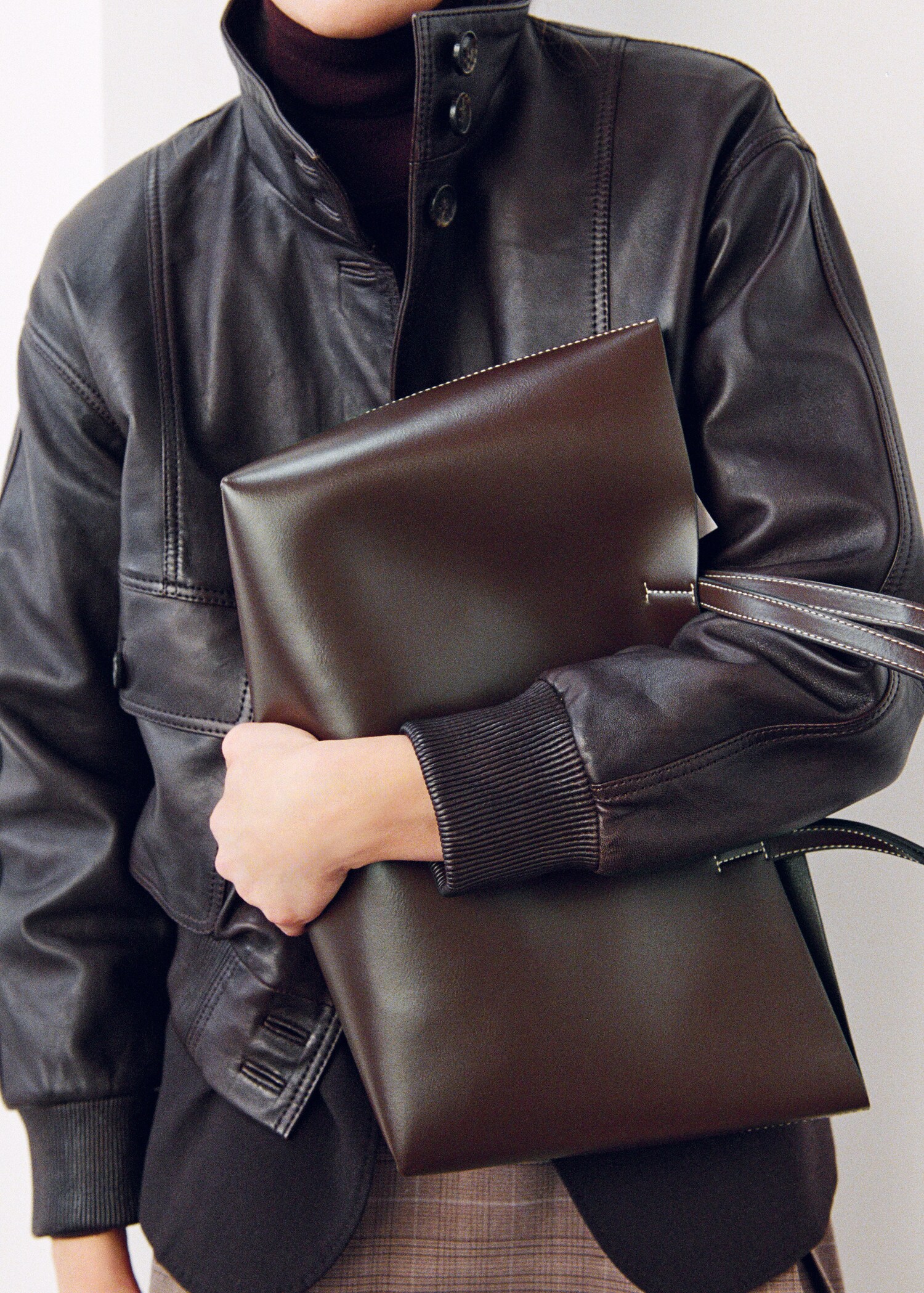 Shopper bag with double handle - General plane