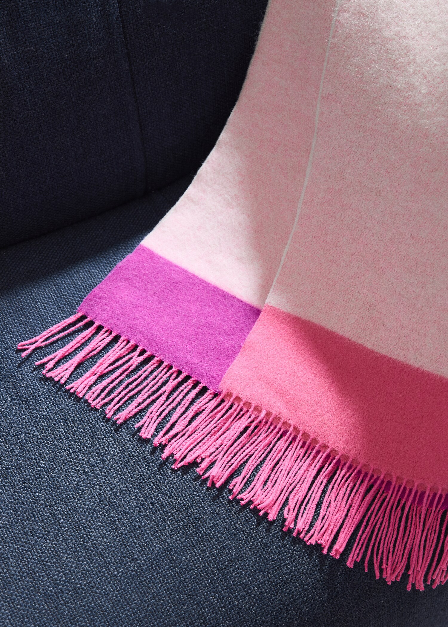 Baumwoll-Wolldecke in Farben - Allgemeine Ansicht