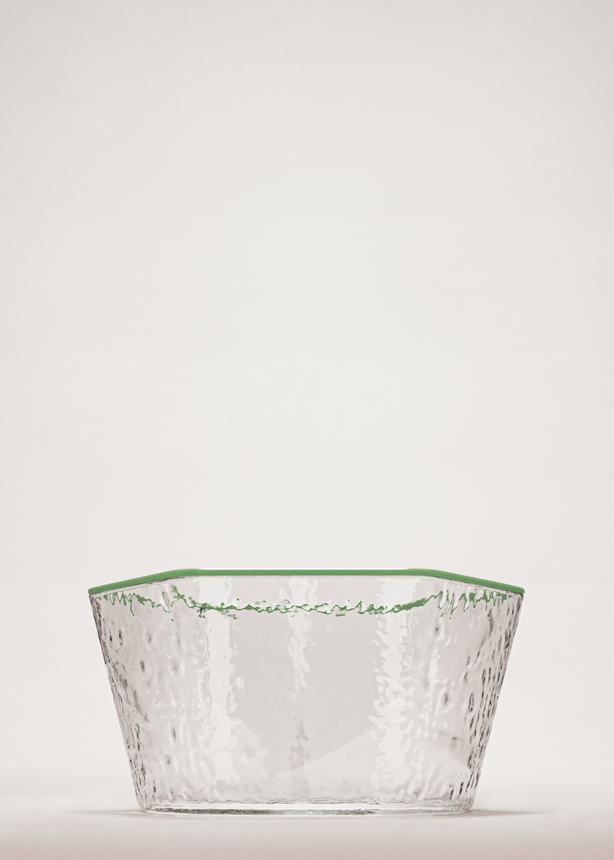 Mísa borosilikát textura - Celkový náhled, Zelená. Ref: 27092906-00.