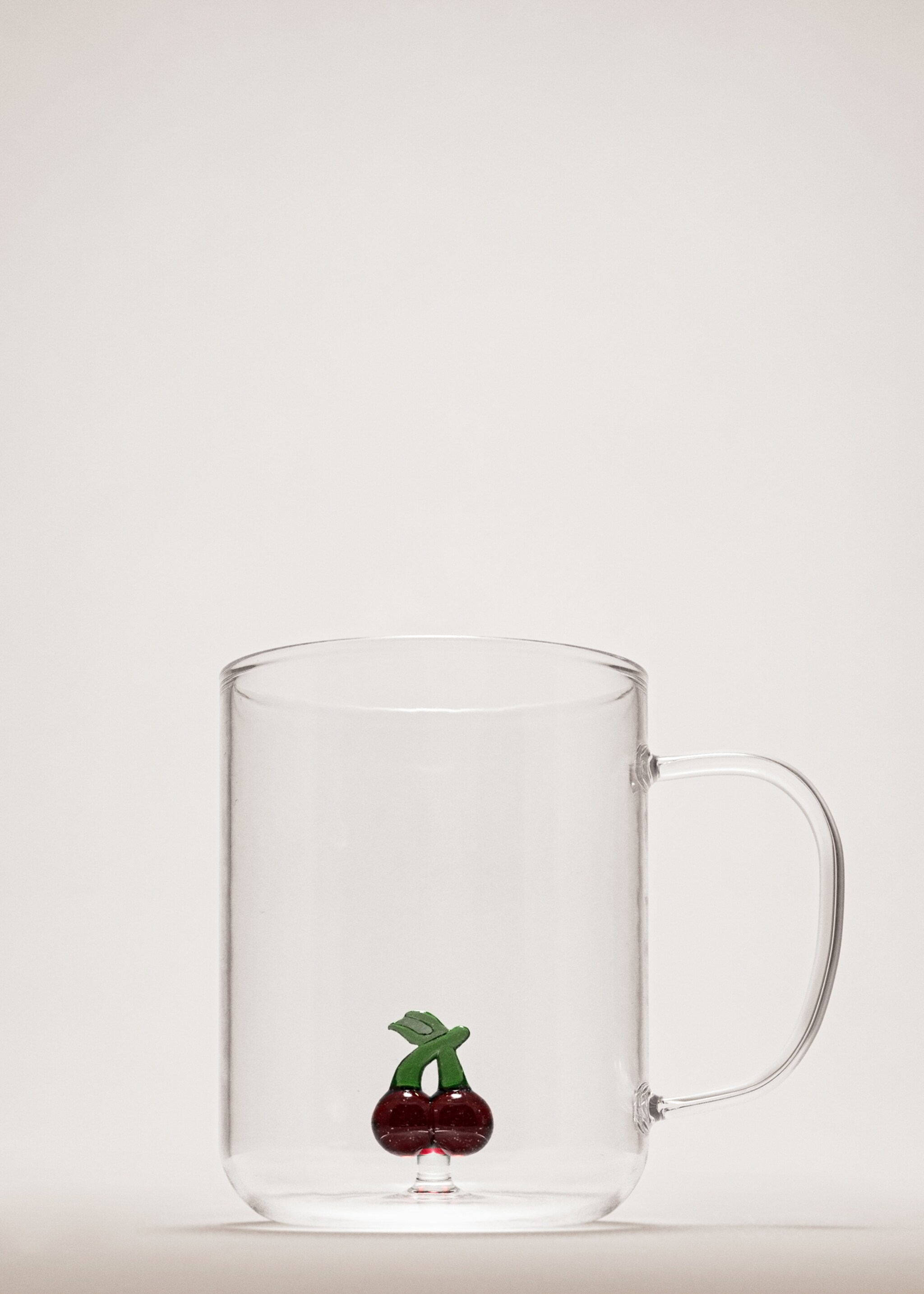 Borosilicate fruit tea cup - General plane, Red. Ref: 27092909-00.