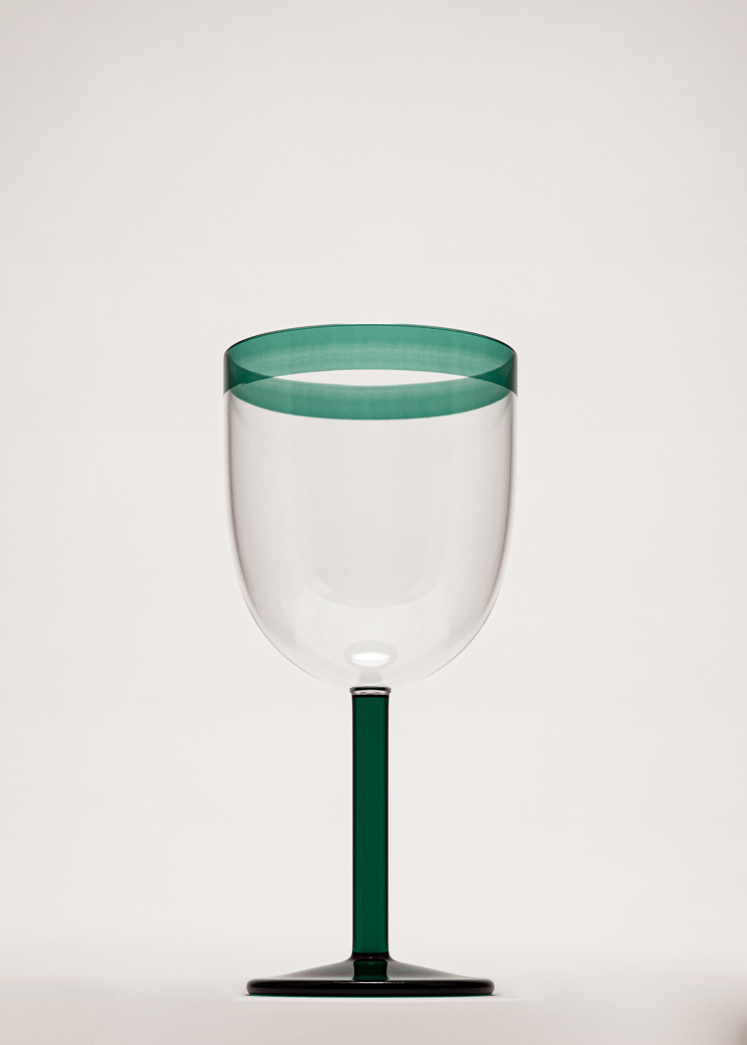 Coloured stripe borosilicate cup - General plane