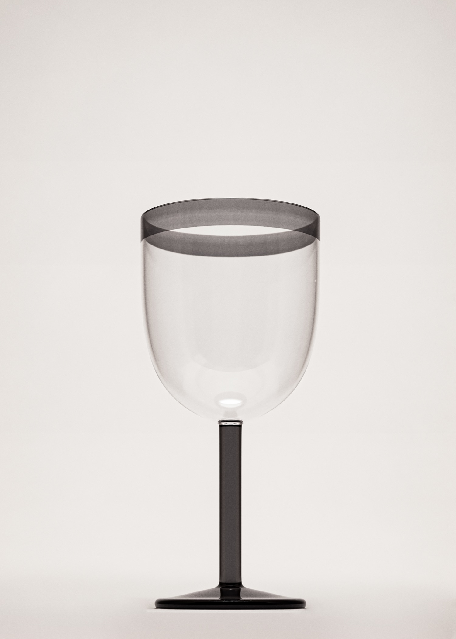 Coloured stripe borosilicate cup - General plane