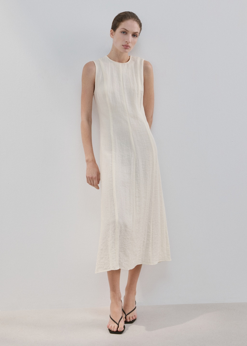 A-line dress with godets - image 2