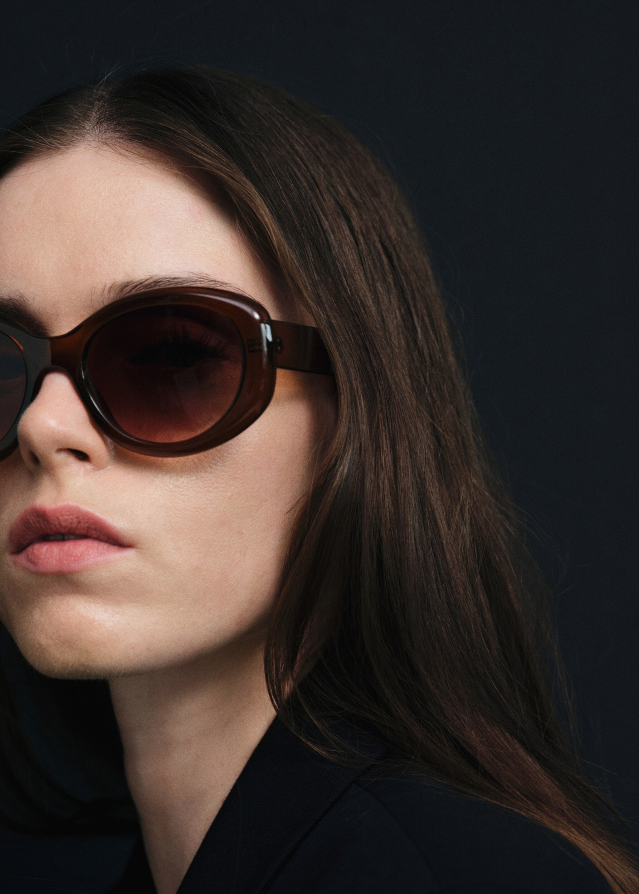 Squared frame sunglasses - General plane, Brown. Ref: 27094404-00.