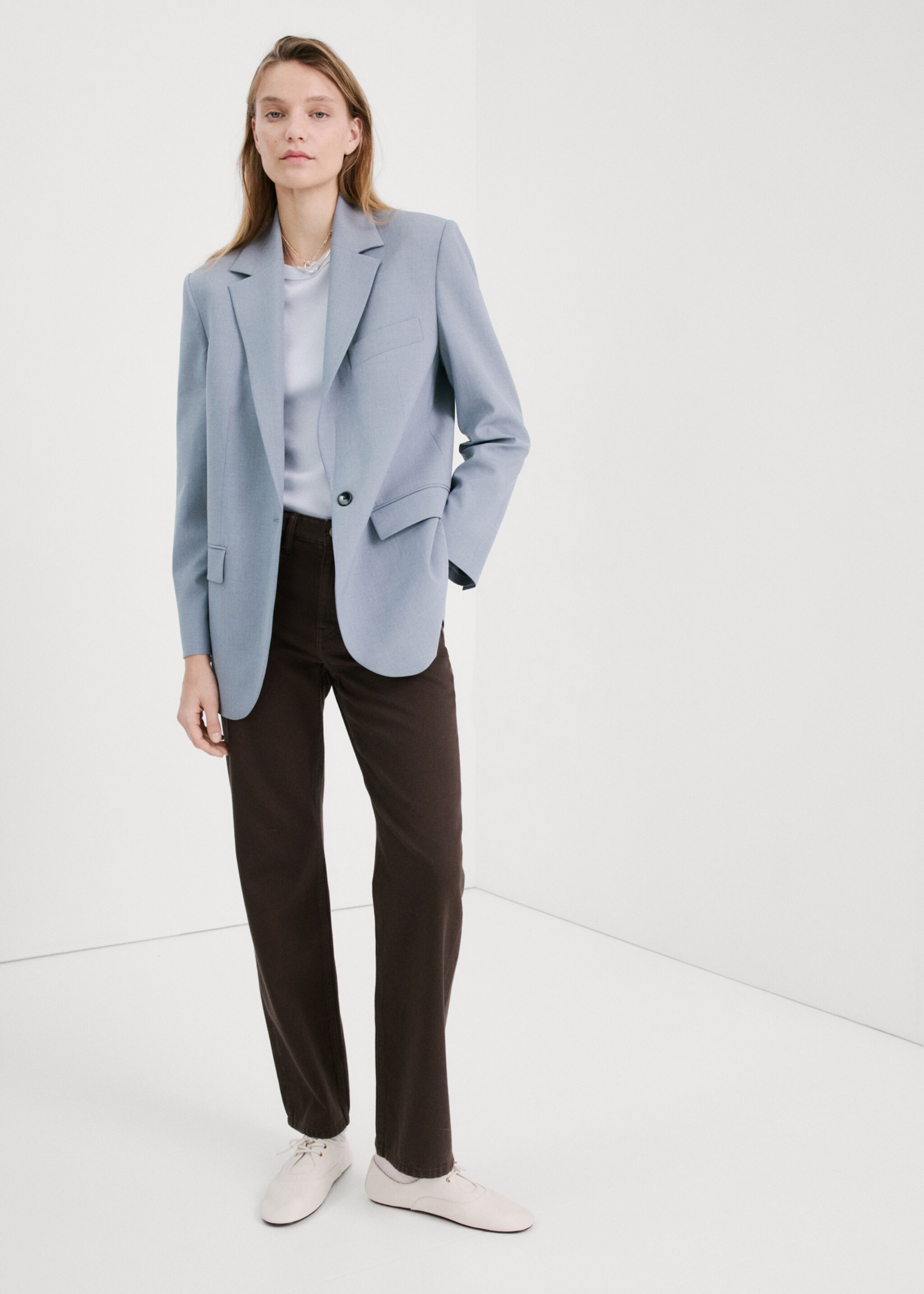 Jean Matilda droit taille normale - Plan général, Chocolat. Ref: 27094788-00.