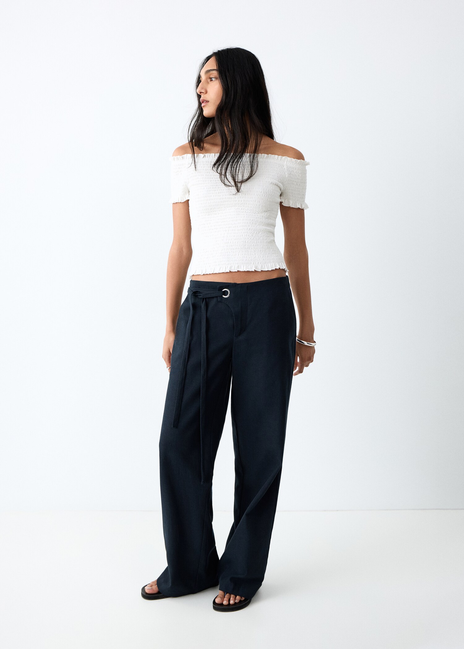 Top crop froncé - Plan général