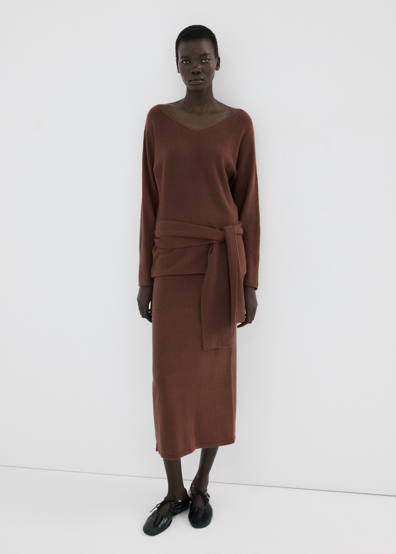 Opening pencil skirt - General plane