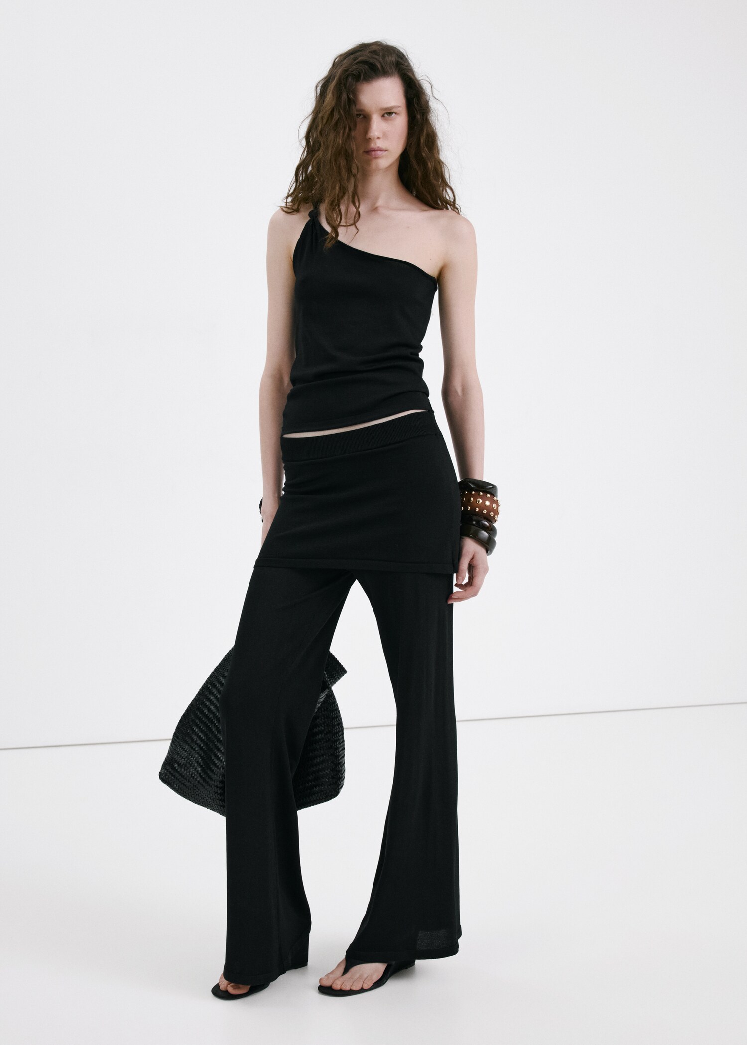 Combined knit trousers - General plane