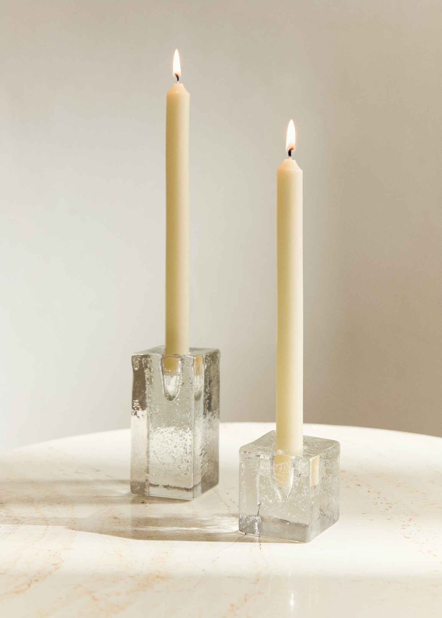 Dekorative lange Kerzen - Allgemeine Ansicht