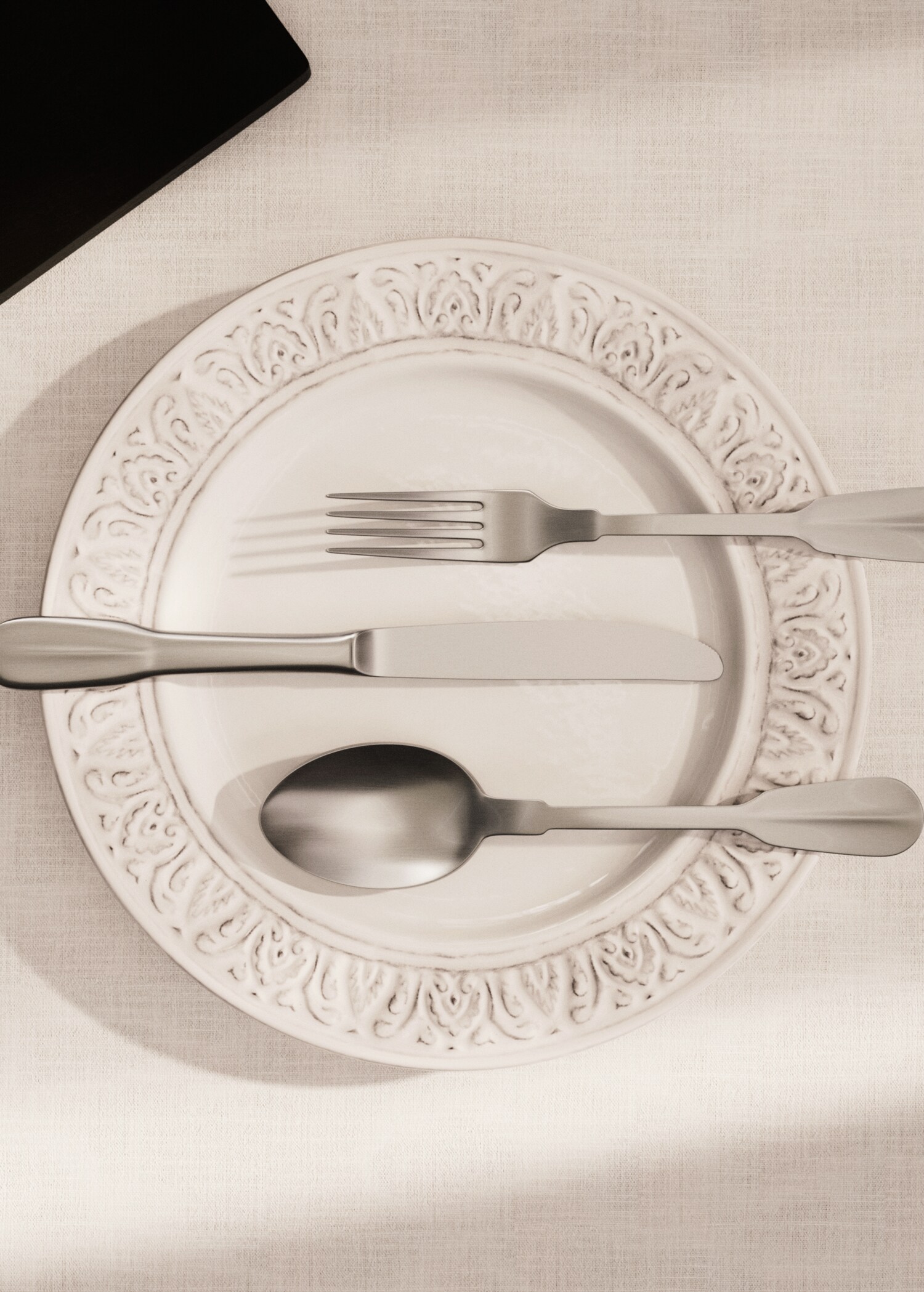 Σετ 3 μαχαιροπήρουνα από ανοξείδωτο ατσάλι σε ασημί ματ - Γενικό πλάνο