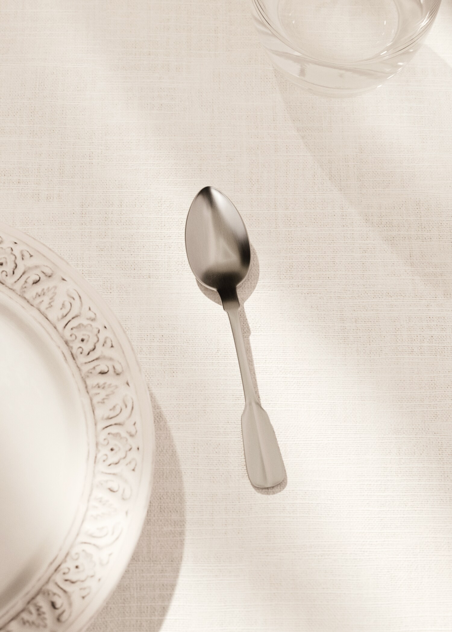 Pack culleres cafè 4 peces acer inoxidable platejat mat - Pla general