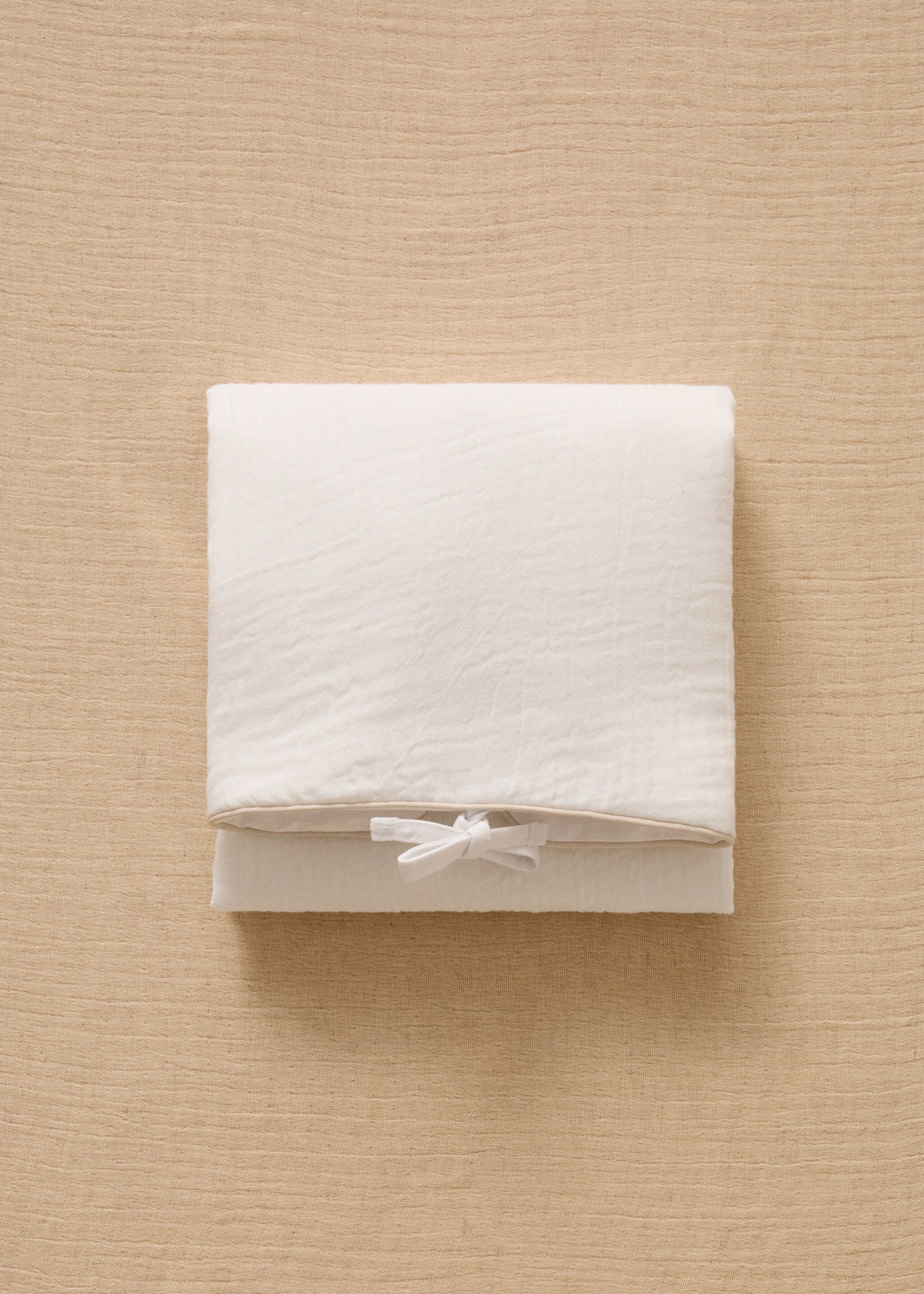 Portable chiffon baby changing mat - General plane, Ecru. Ref: 27183654-00.