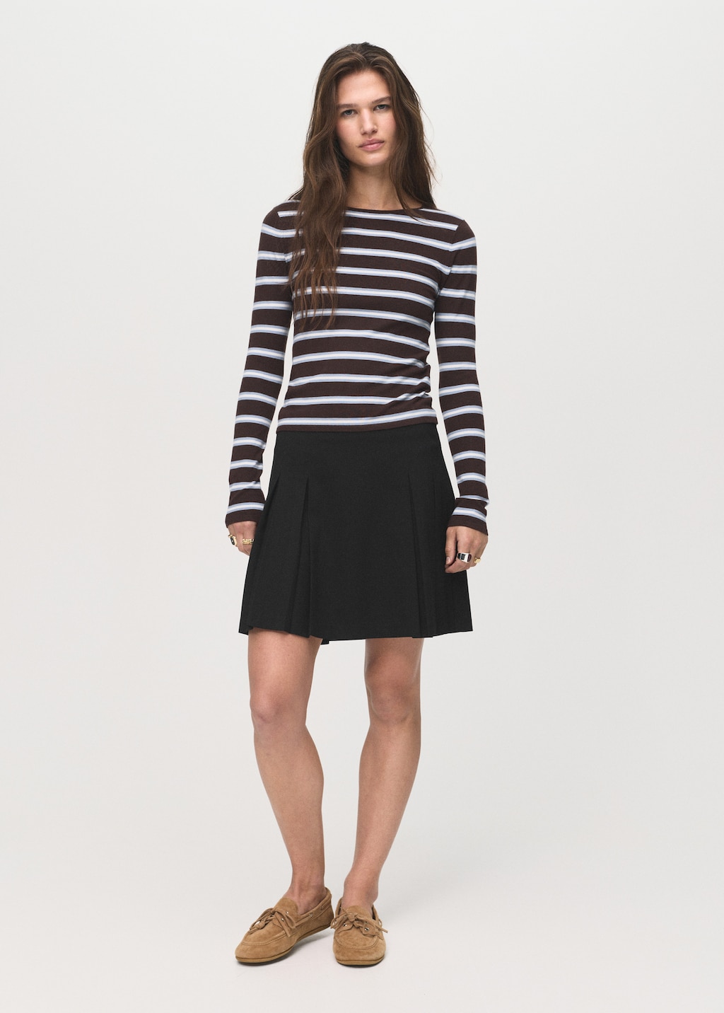 Pleated mini-skirt - image 2