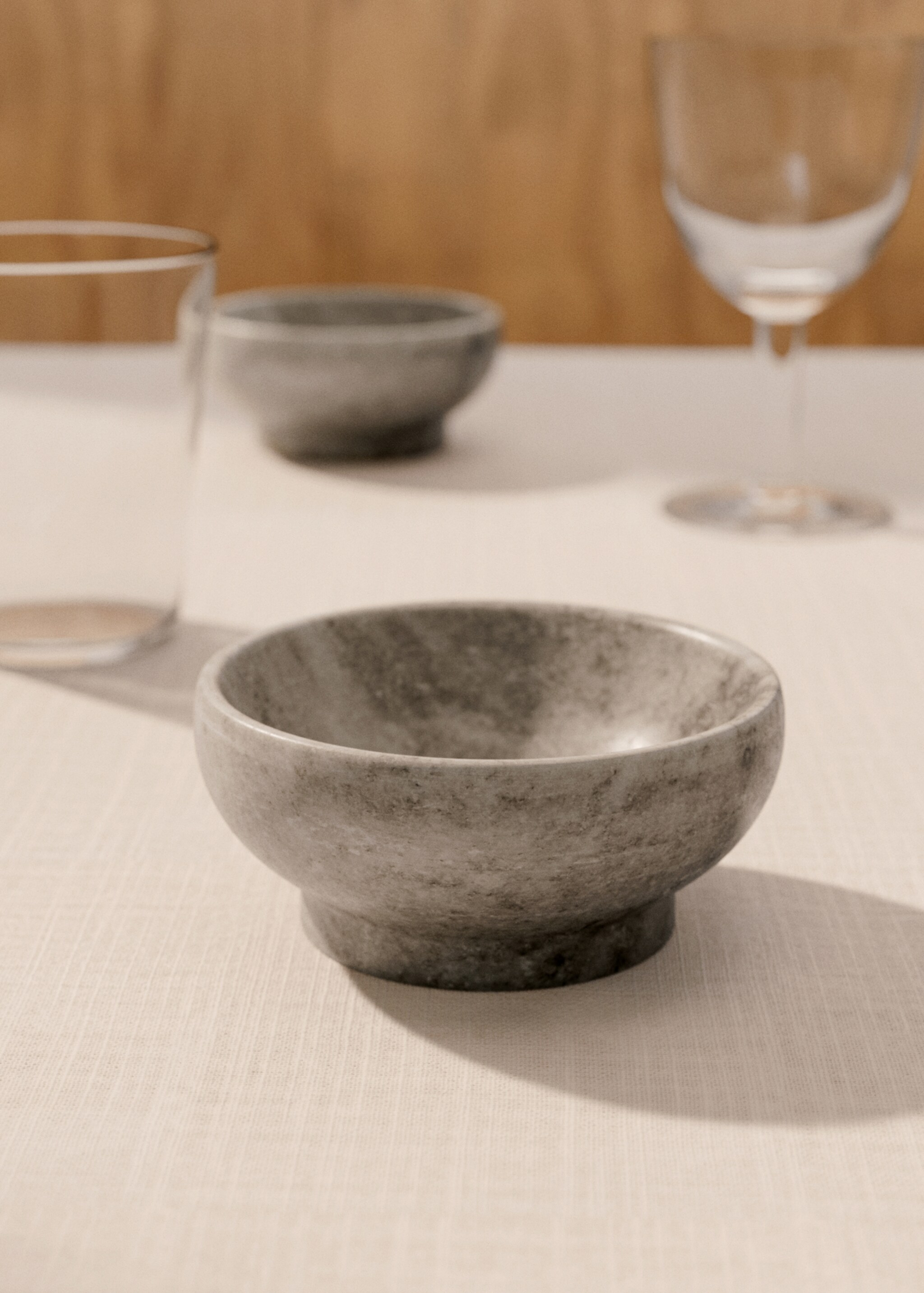 Bol en marbre moyen - Plan général, Sable. Ref: 27193346-00.