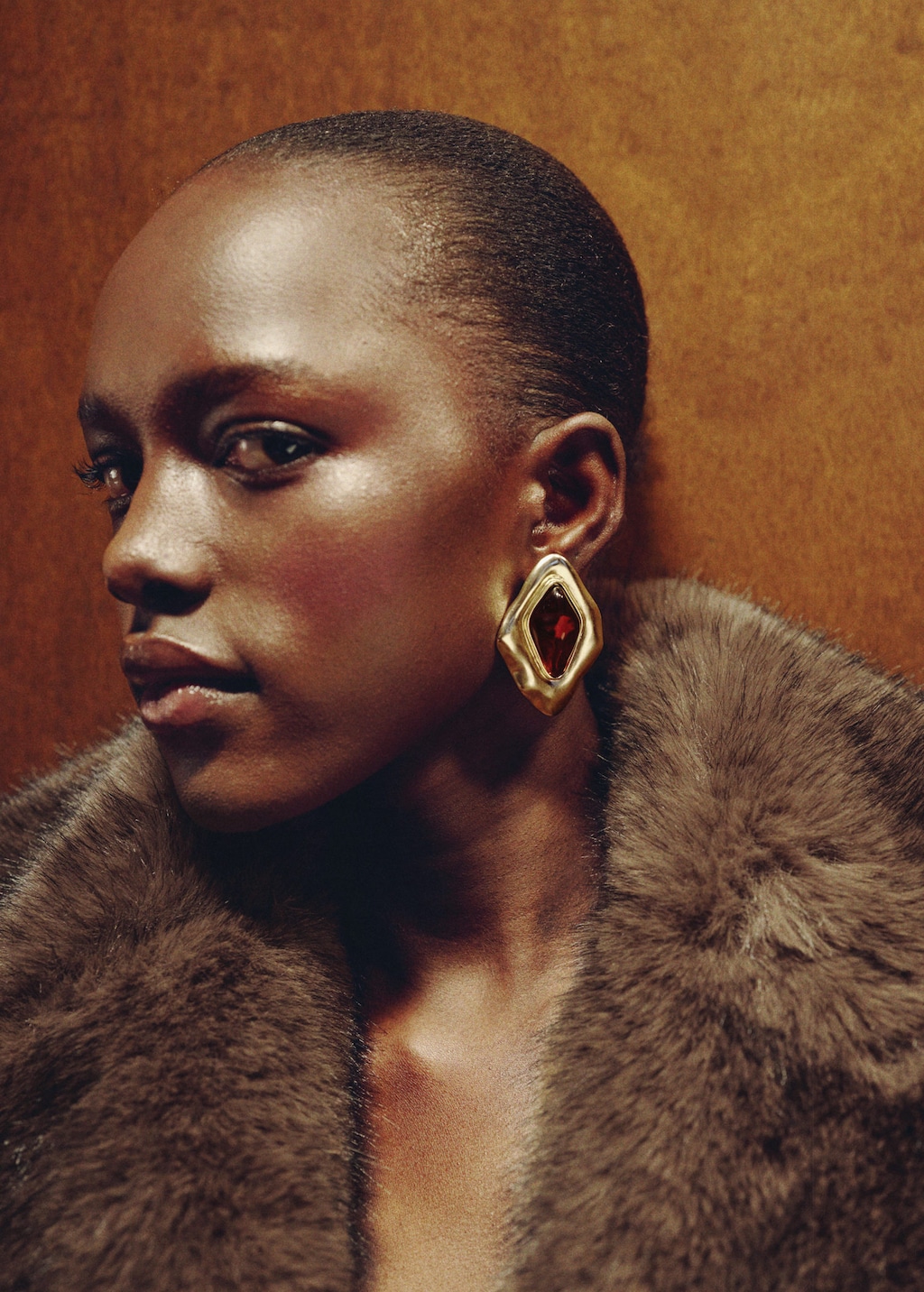 Mango B-oreilles Naiara Or - Femme - Taille Unique -  In Gold