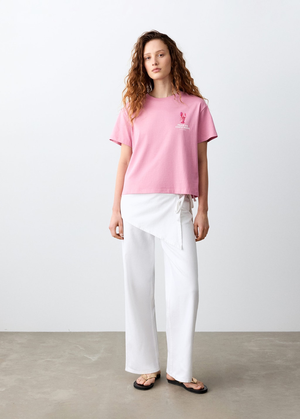 Mango T-shirt En Coton Imprimé Rose - Fille - M -  Teen In Pink