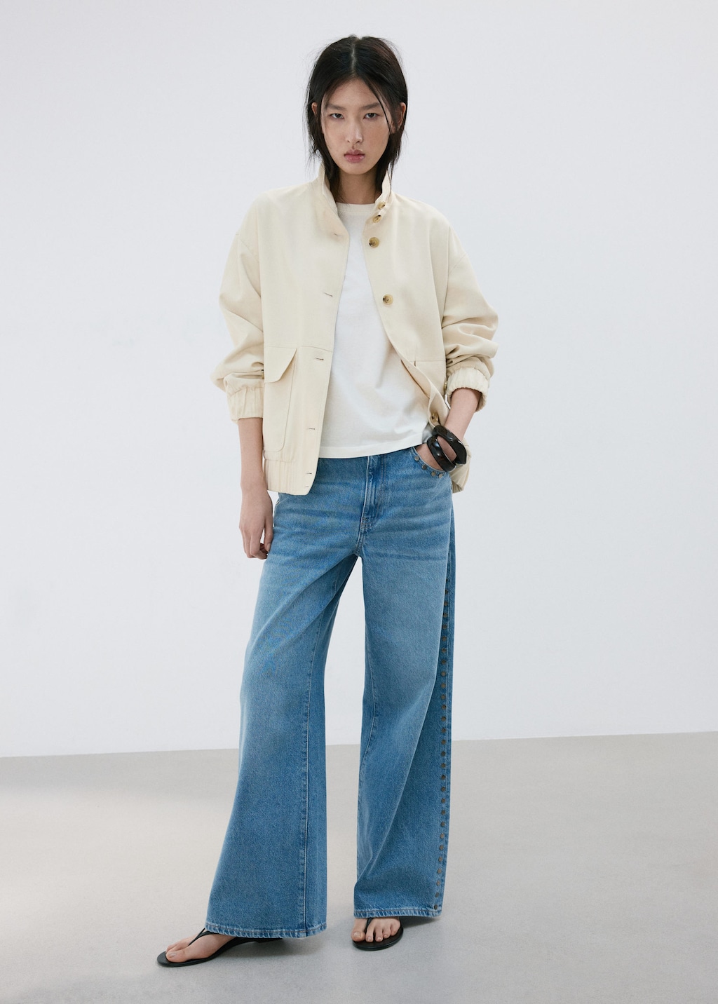 Mango T-shirt Imprimé Manches Courtes Blanc - Femme - Xl -  In White