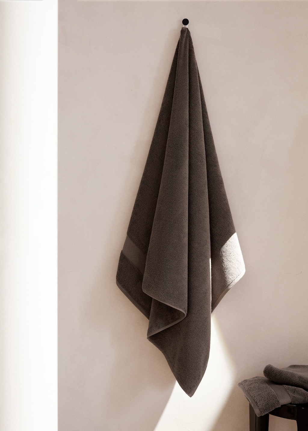 Mango Extra Soft Xl Cotton Towel Brown