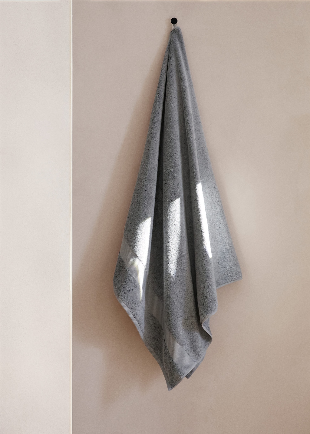 Mango Extra Soft Xl Cotton Towel Medium Vintage Blue In Gray