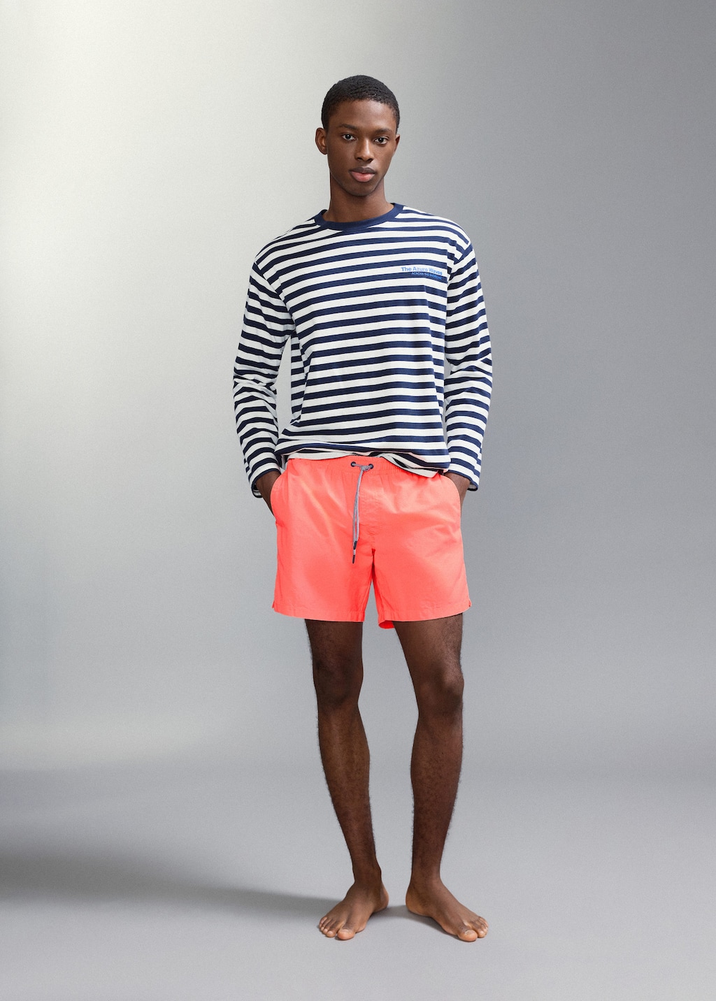 Mango Maillot De Bain Texturé Cordon Mandarine - Garçon - S -  Teen In Pink