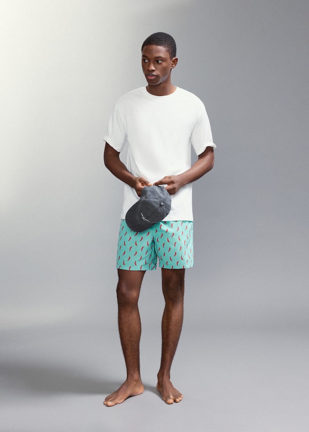 Mango Maillot De Bain Imprimé Vert - Garçon - L -  Teen In Green