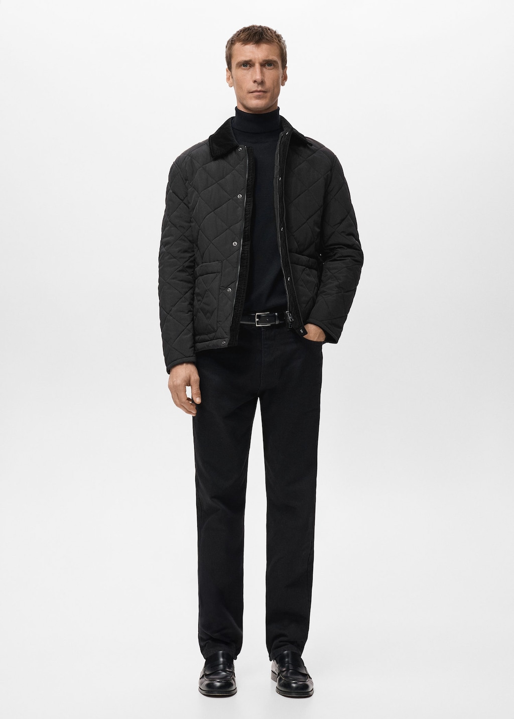 Mango Man Jacket Randal Black