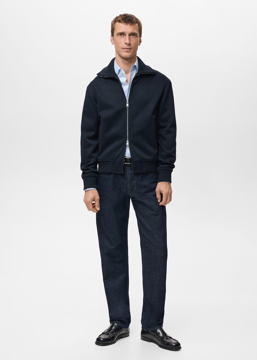 Mango Man Sweat Pic Bleu Marine - Homme - Xxl -  In Blue