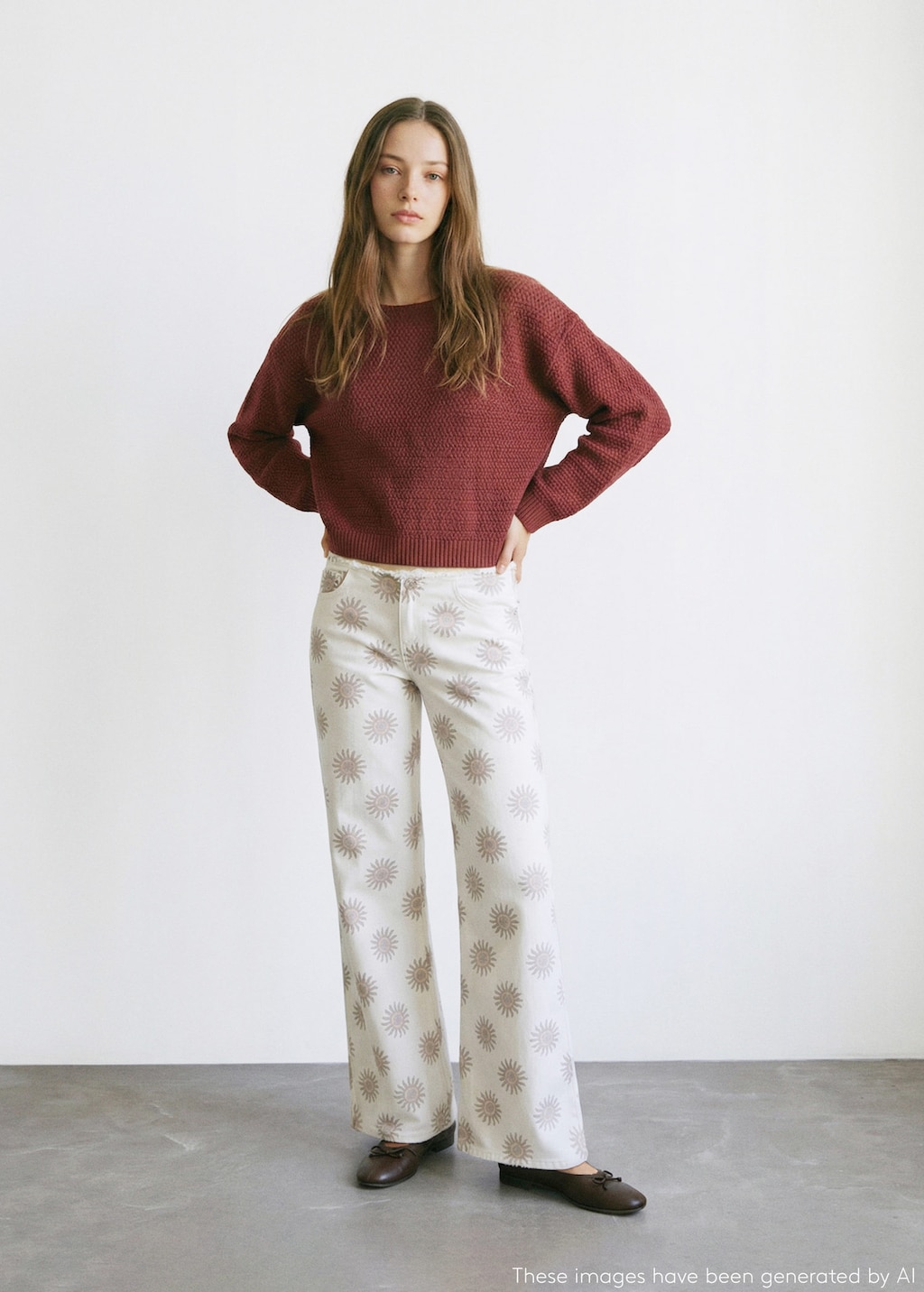 Mango Medium-knit Sweater Salmon In Pink