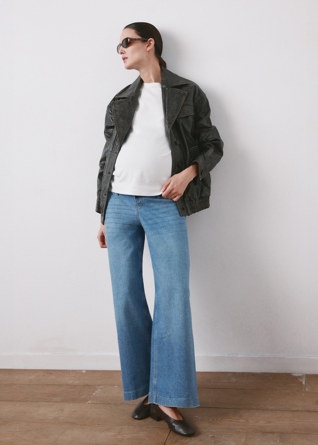 Mango T-shirt Coton Grossesse Blanc - Femme - M -  In White