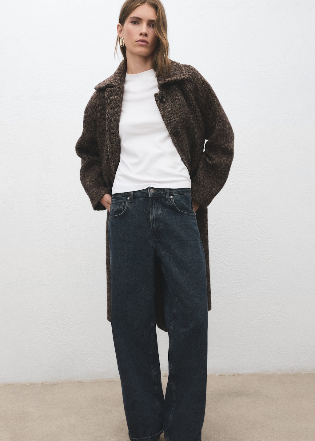 Mango Boucles D'oreilles Goutte Or - Femme - Taille Unique -  In Black