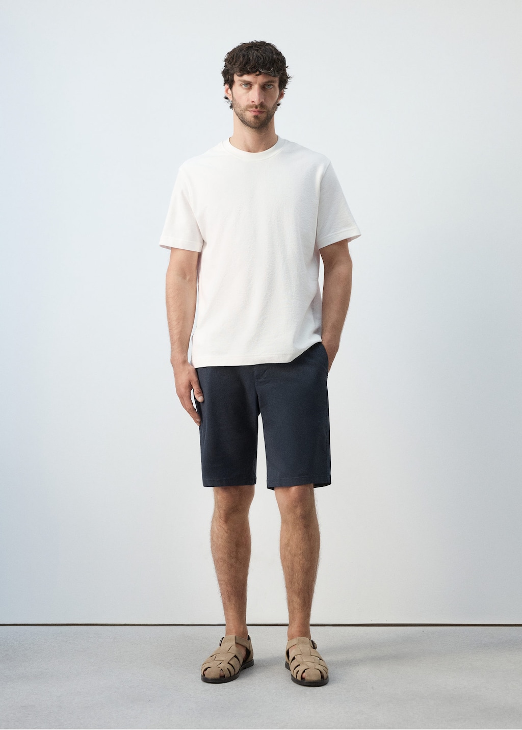 Mango T-shirt 100 % Coton Regular-fit Blanc - Homme - Xxl -  Man In White