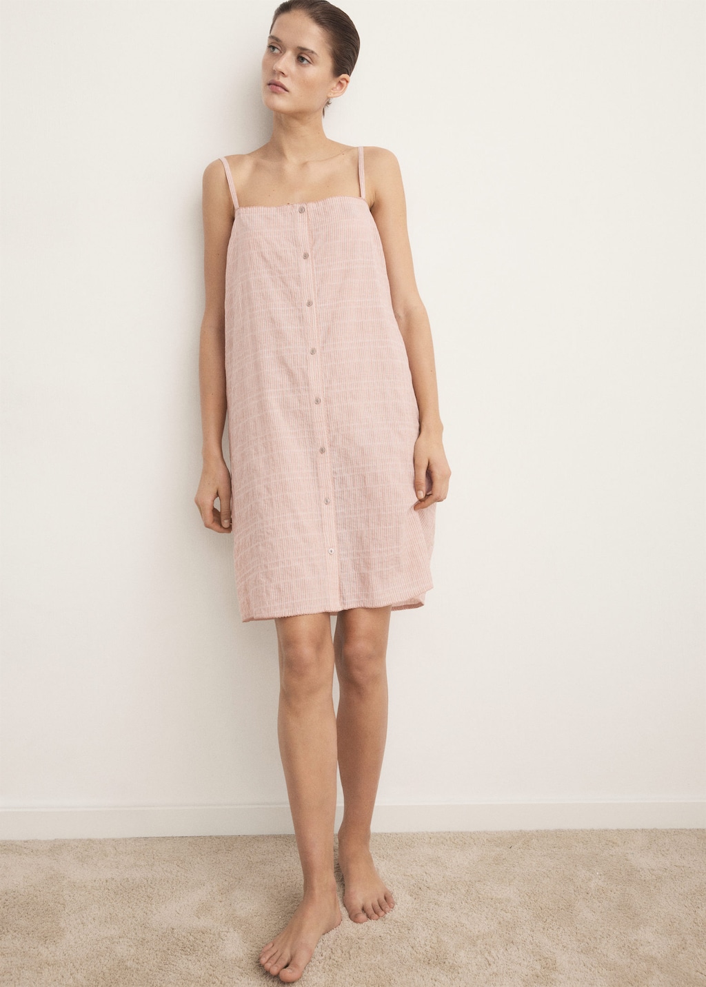 Mango Nightie Sienna Orange In Pink