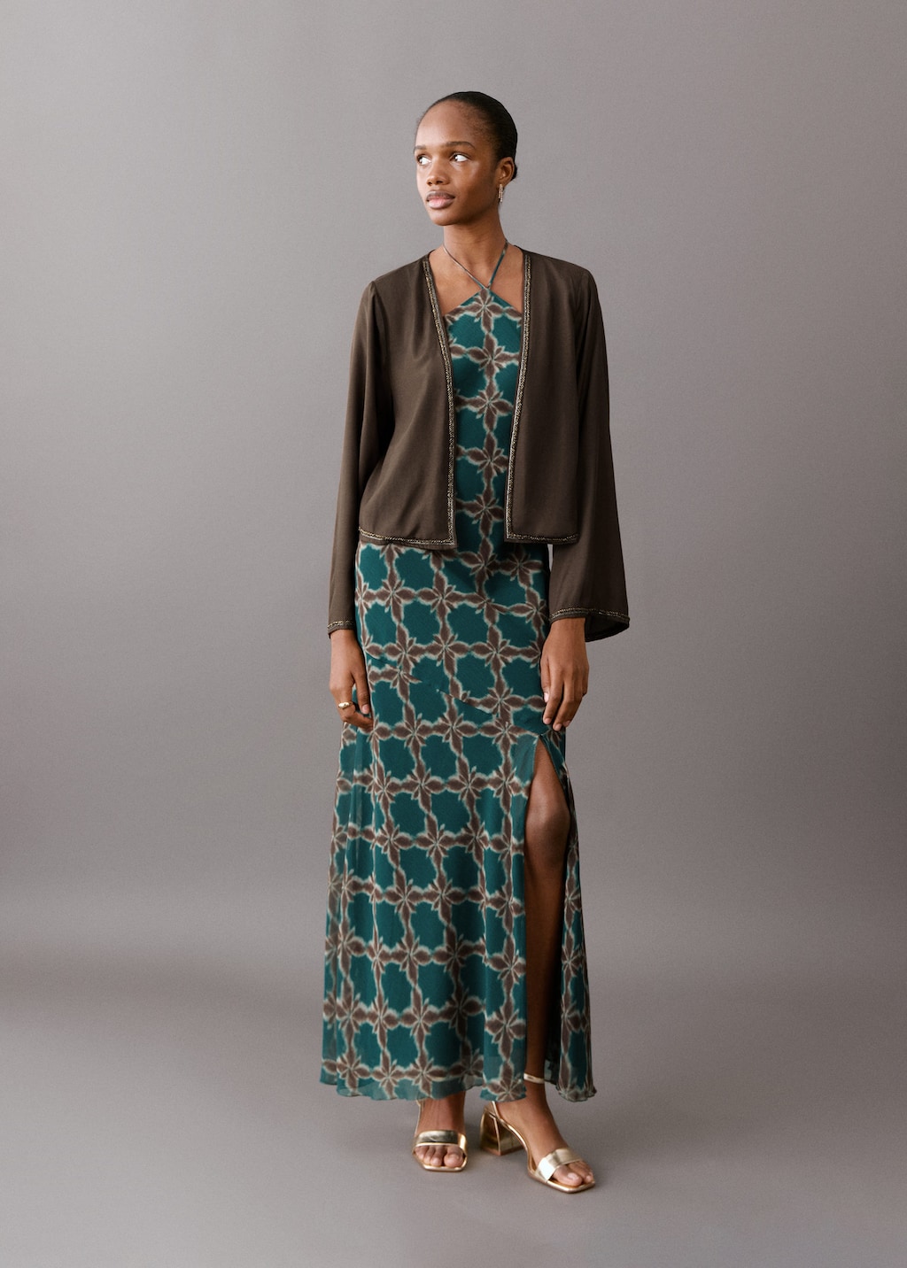 Mango Veste Lirio Marron - Fille - M -  Teen In Brown