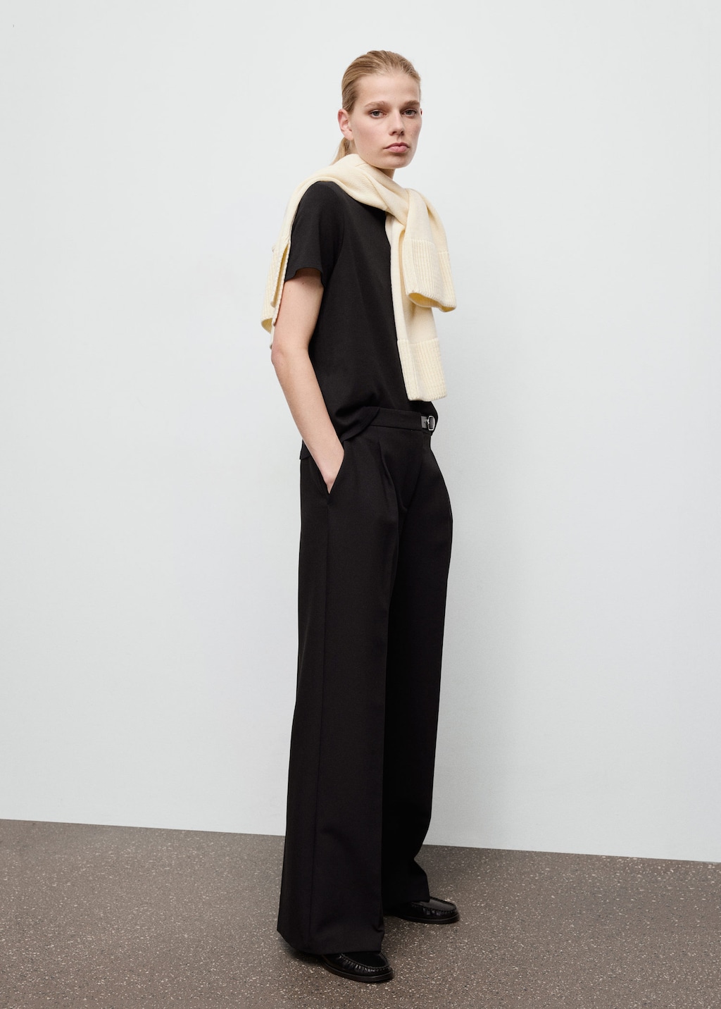 Mango T-shirt Coton Manches Courtes Noir - Femme - 3xl -  In Black