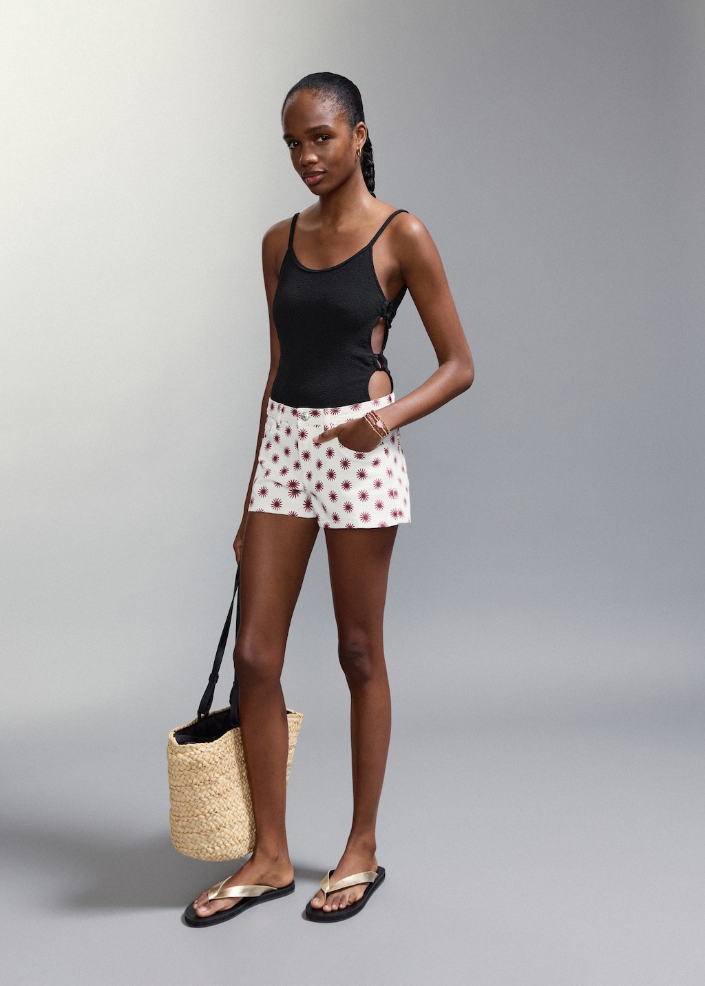 Mango Maillot De Bain Ouvertures Culotte Couvrance Moyenne Noir - Fille - Xs -  Teen In Black