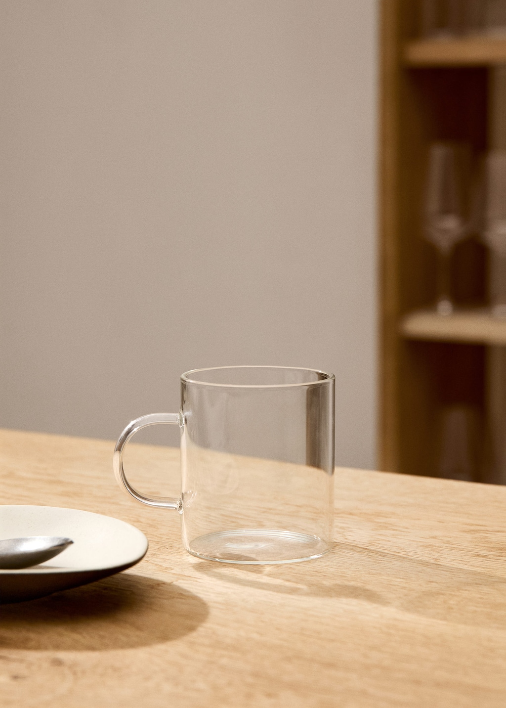 Mango Home Borosilicate Coffee Mug Ice Grey