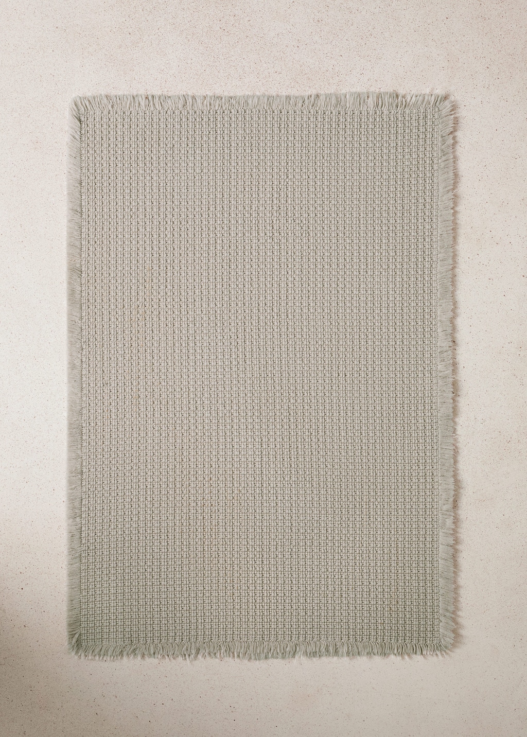 Mango Cotton Waffle Bath Rug Light/pastel Grey In Gray