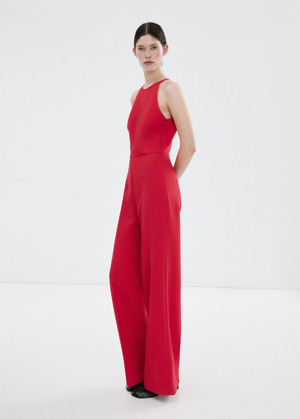 Mango Combinaison Dos Nu Emmanchures Américaines Rouge - Femme - Xl -  In Red