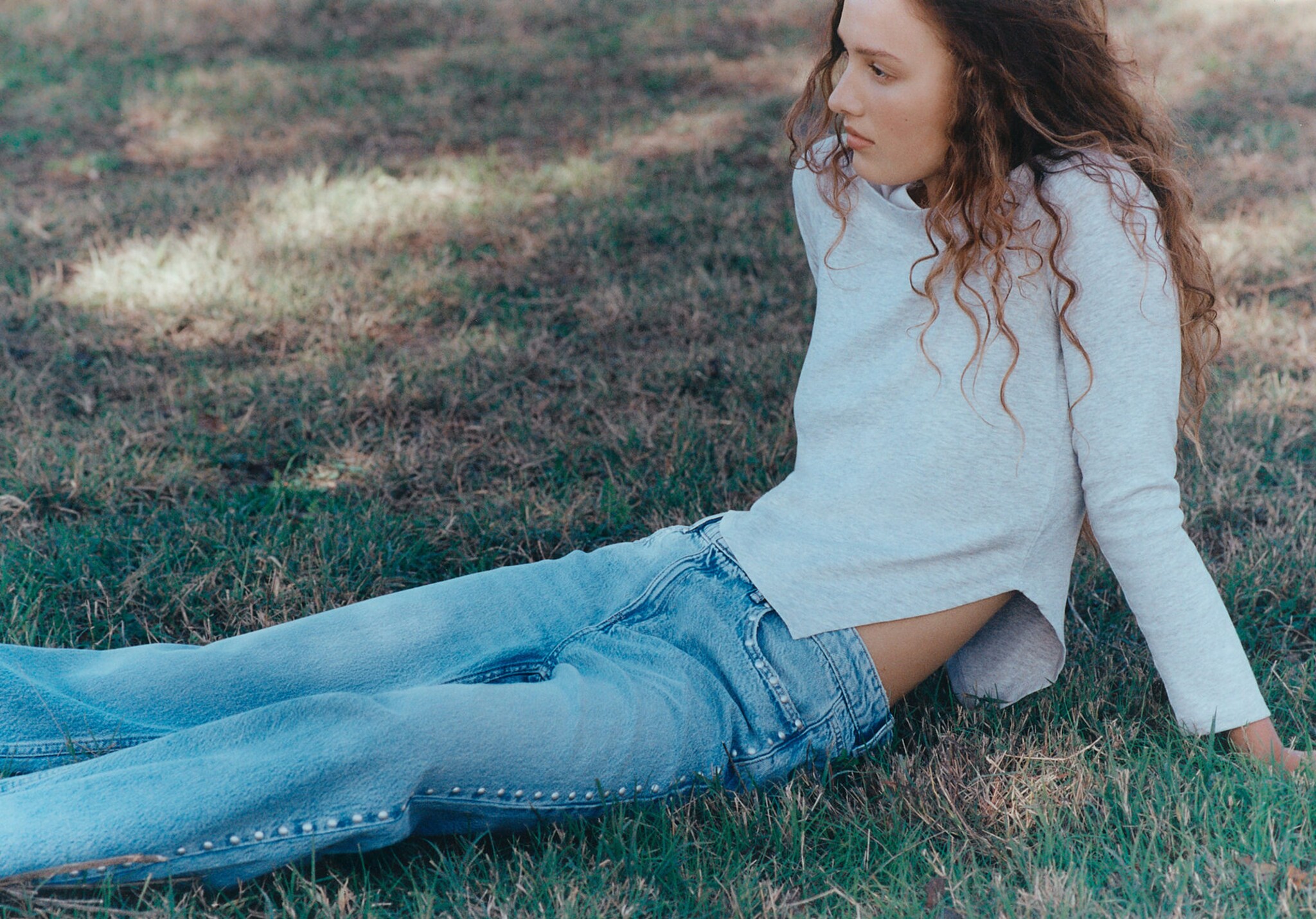 Asymmetrical double-effect t-shirt - Panoramic plane