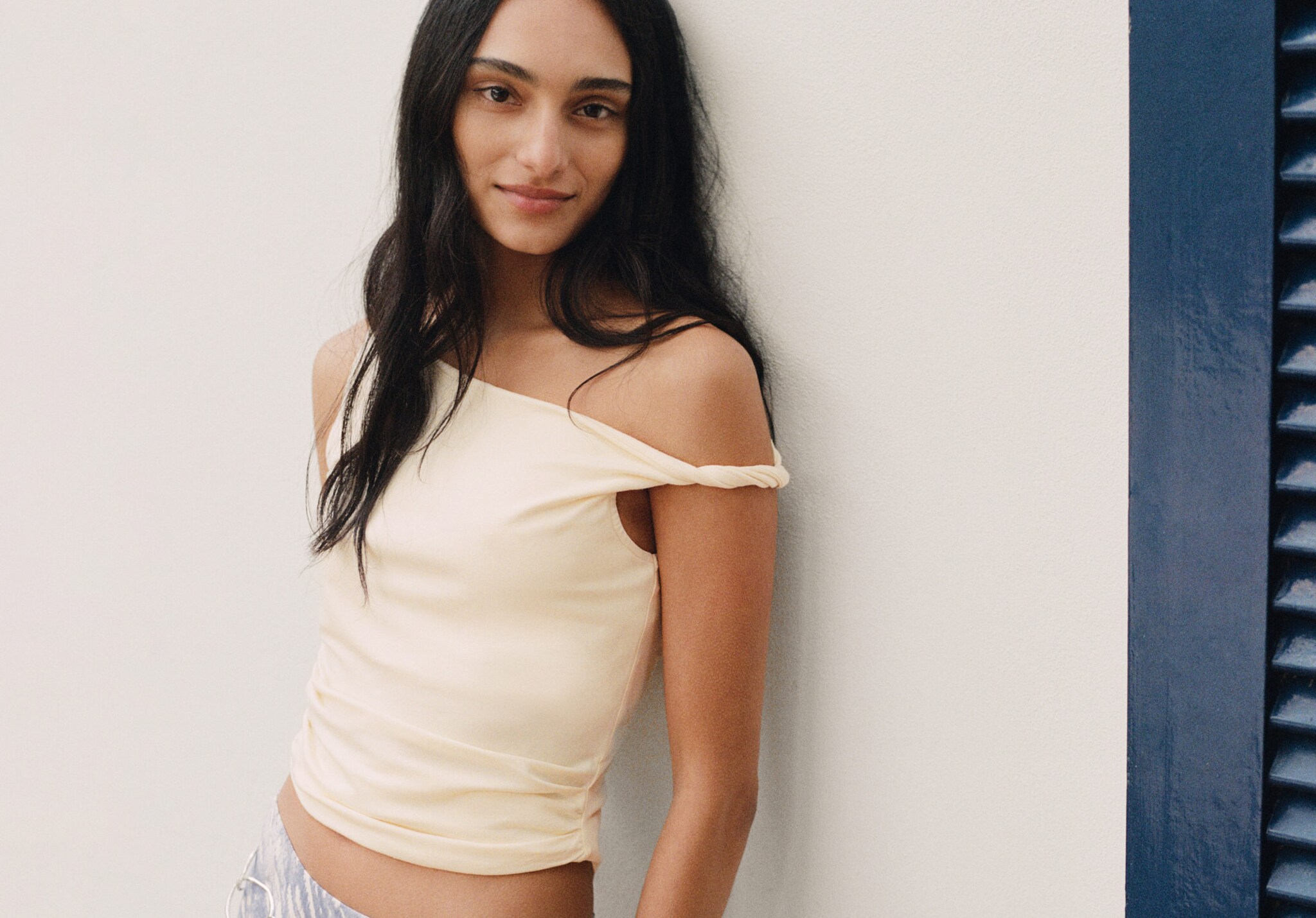 Boat-neck top - Panoramic plane