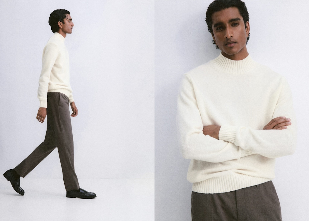 100% Italian wool knitted sweater