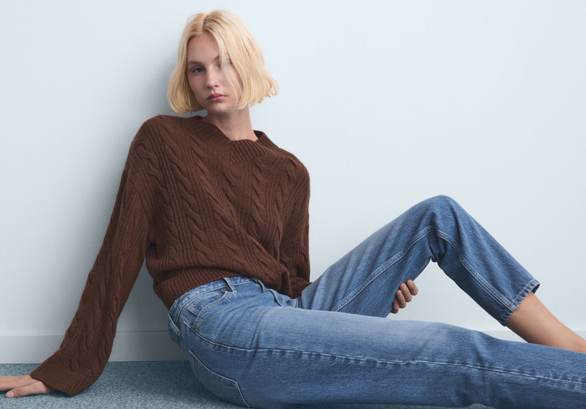 Mom2000 high-rise jeans - Panoramic plane