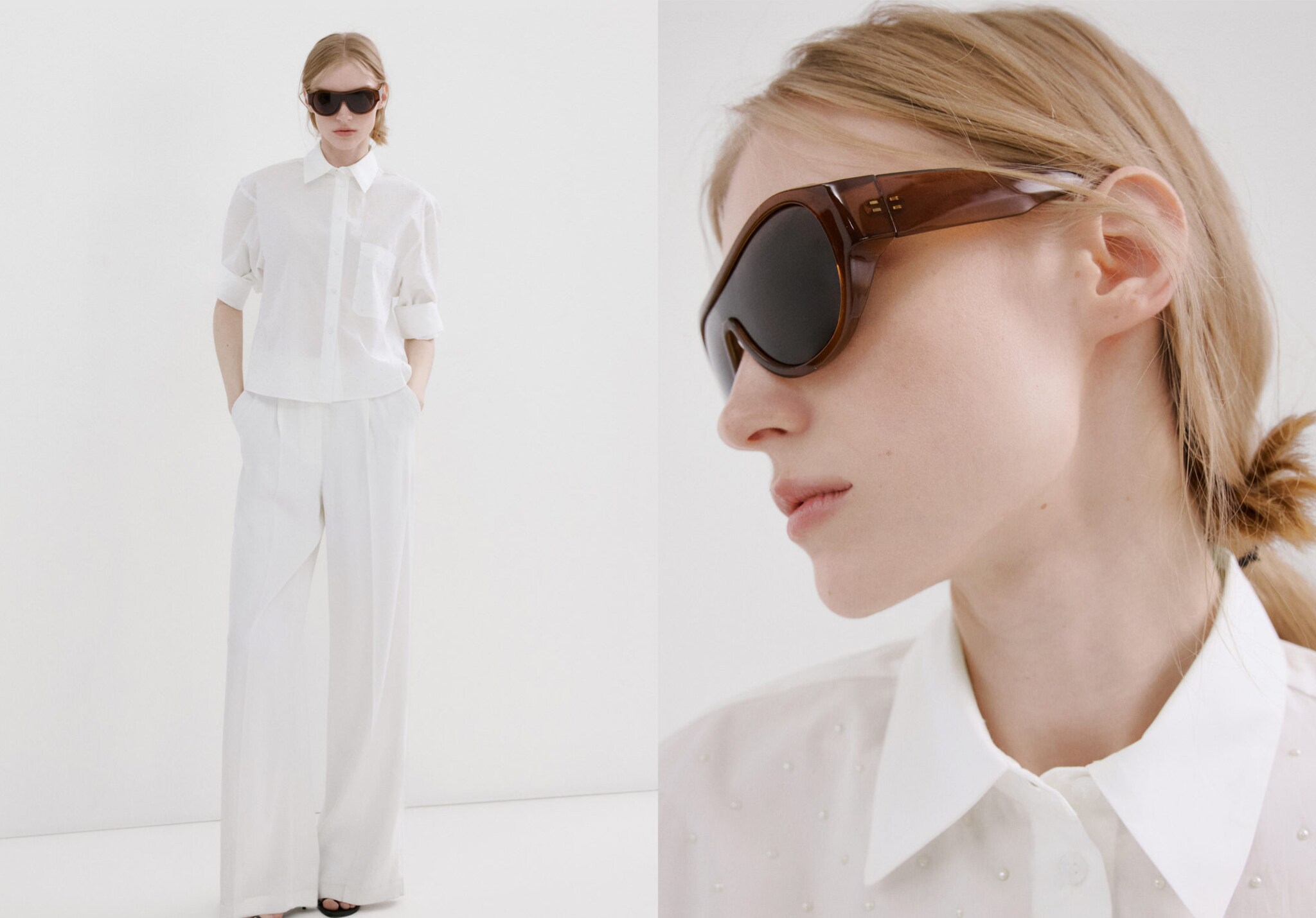 Camisa perlas bolsillo - Plano panorámico