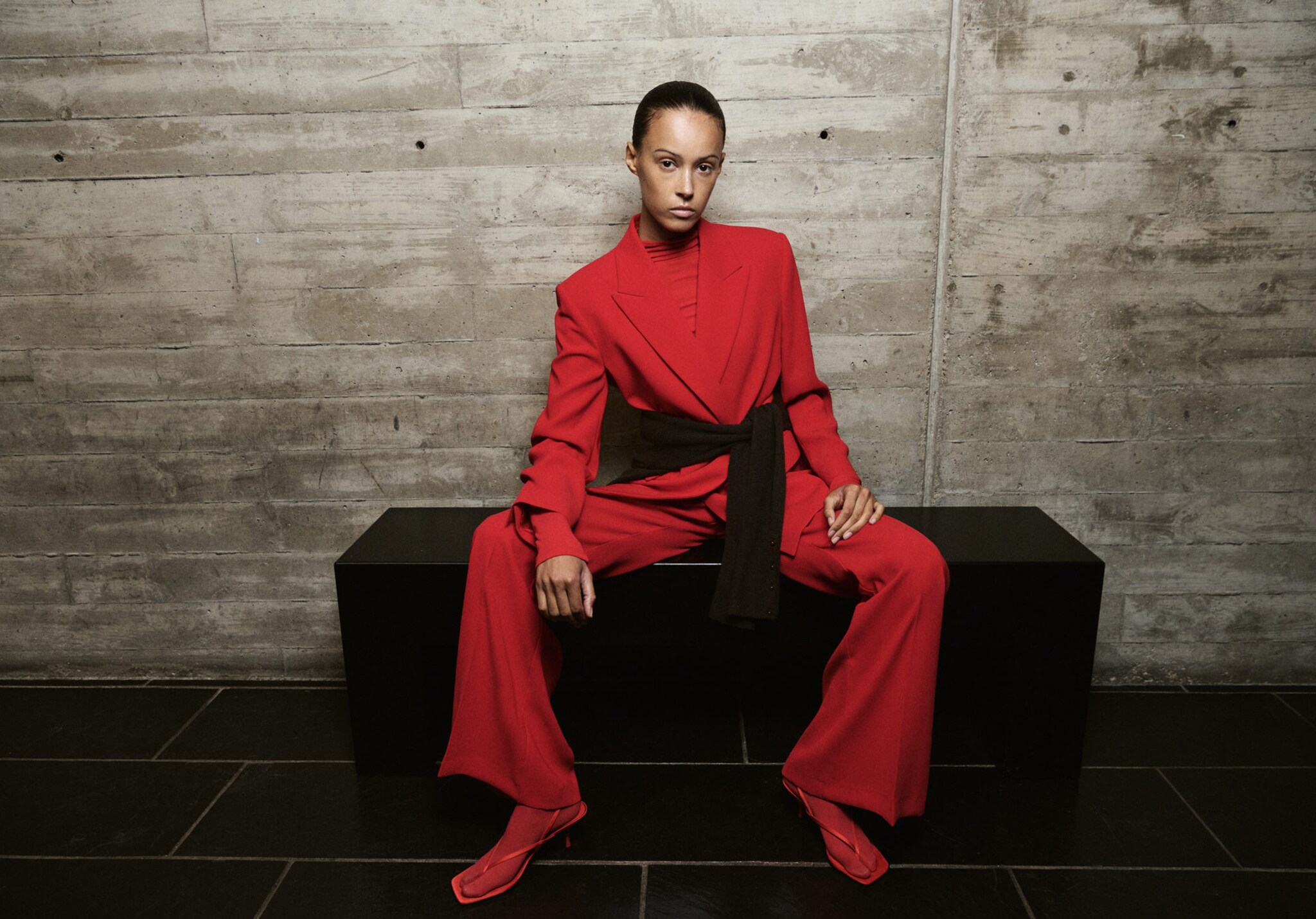 High-waist suits trousers - Panoramic plane