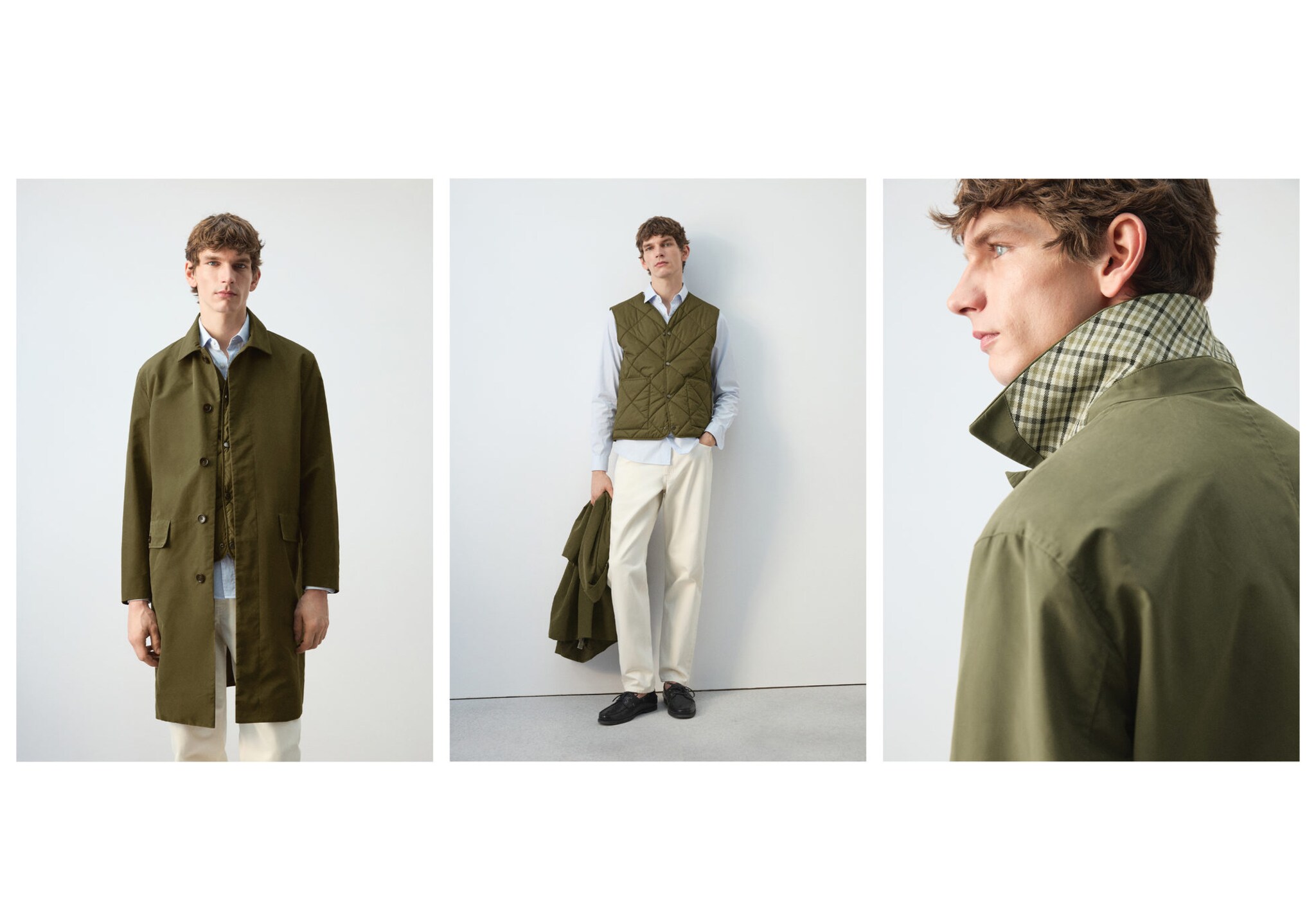 Parka water-repellent chaleco desmontable - Plano panorámico