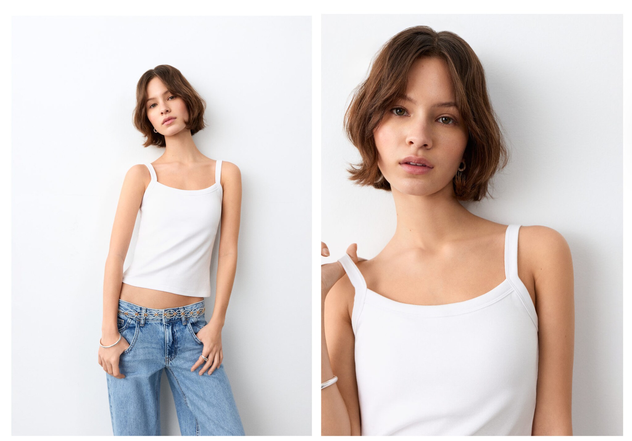 Top tirantes algodón - Plano panorámico