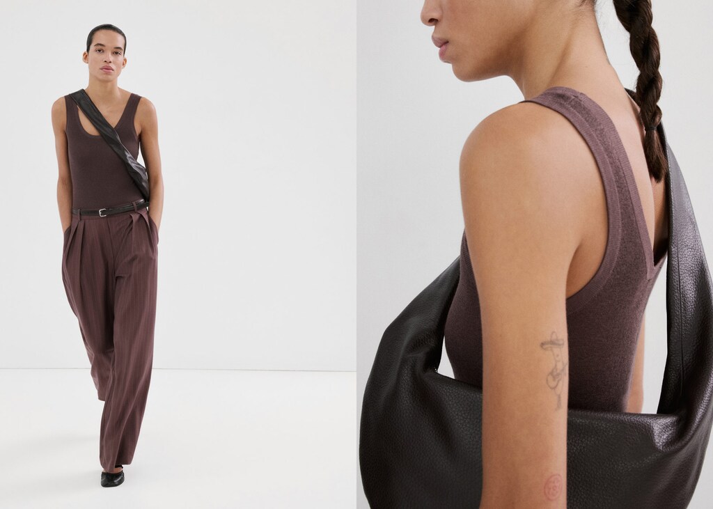 Pinstripe jumpsuit combination - image 3