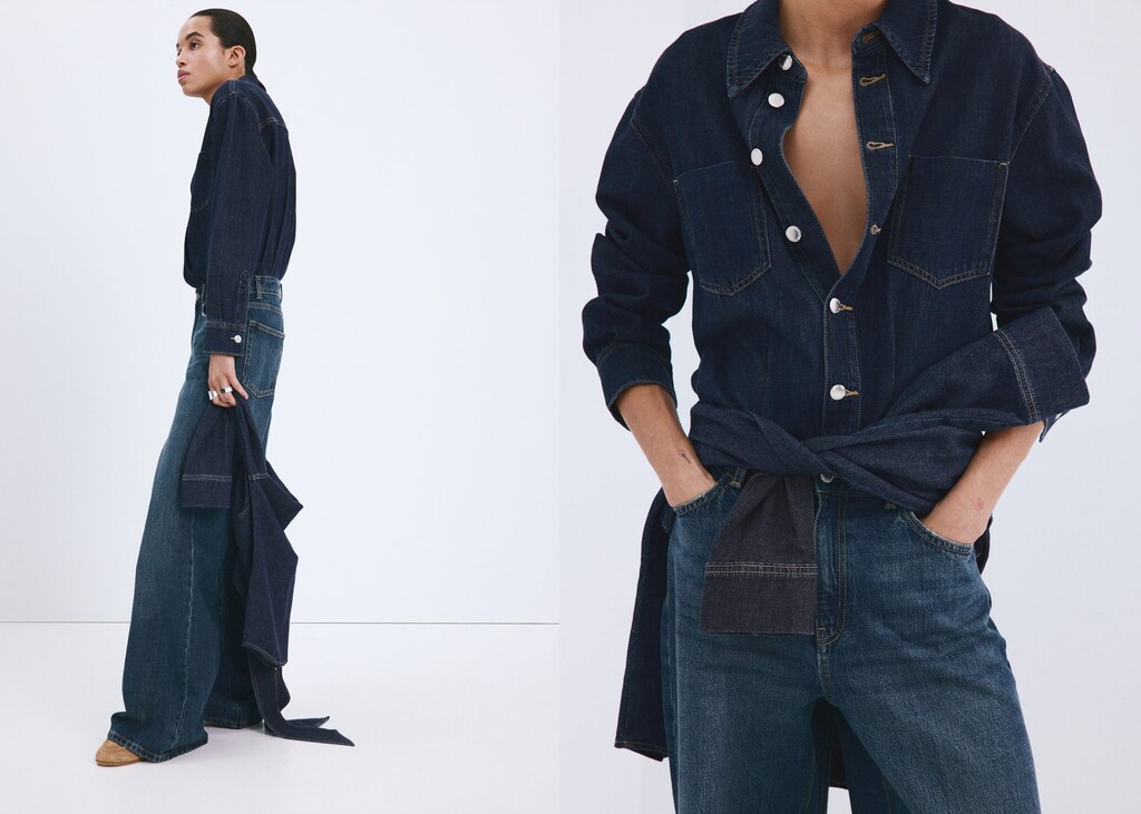 Buttons denim jumpsuit - image 3