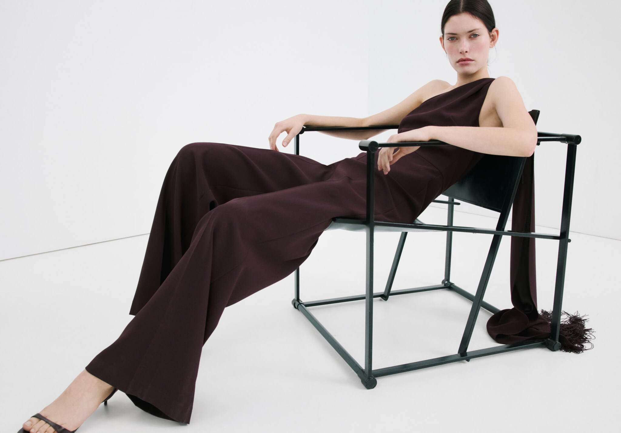 Sandalia tira tacón kitten - Plano panorámico